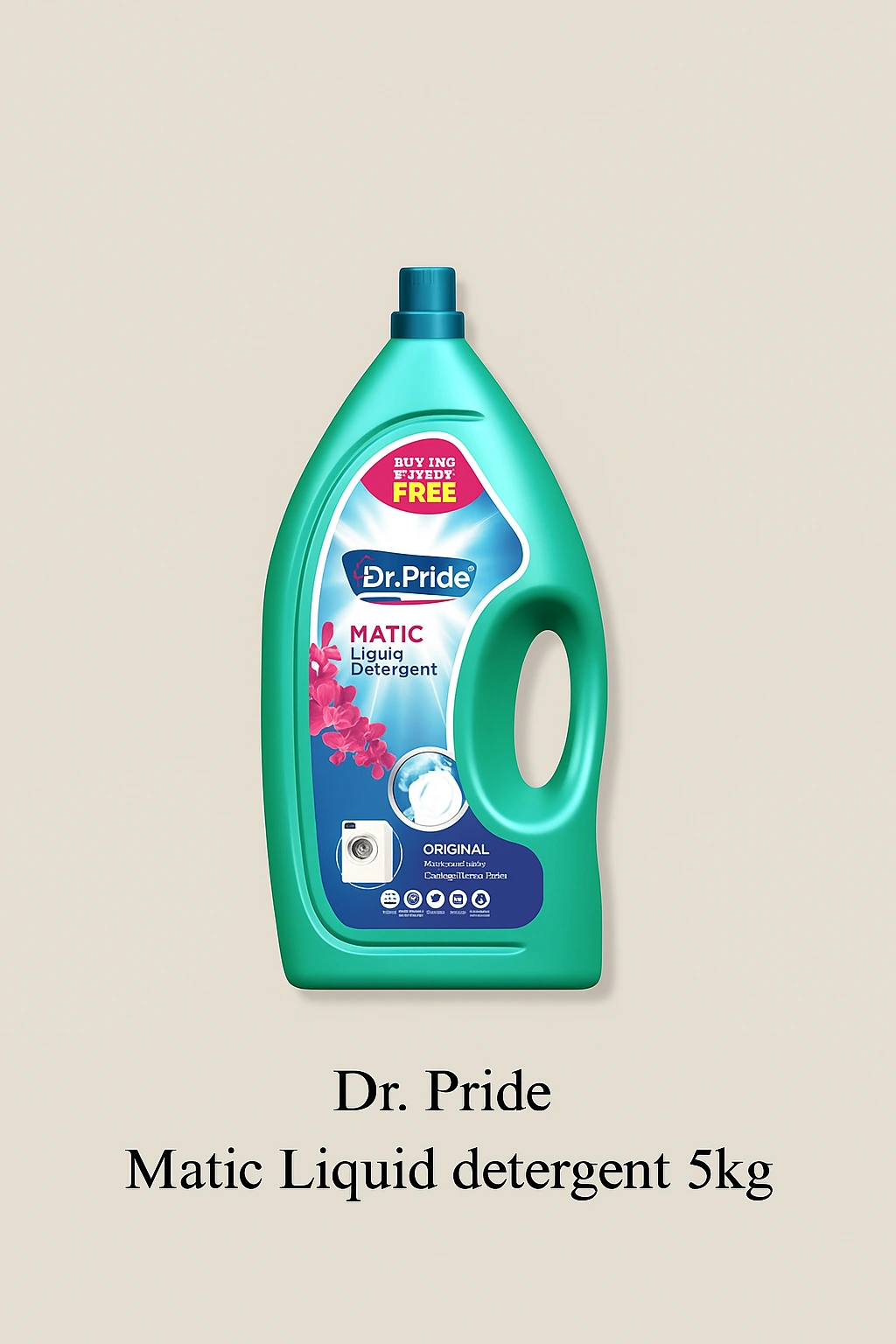 Dr. Pride Matic Liquid Detergent 5kg innovating cleaning products for powerful stain removal and long-lasting freshness.